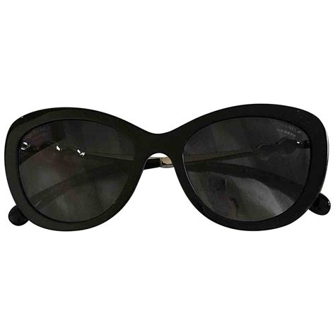 latest chanel sunglasses 2021|Chanel black oversized sunglasses.